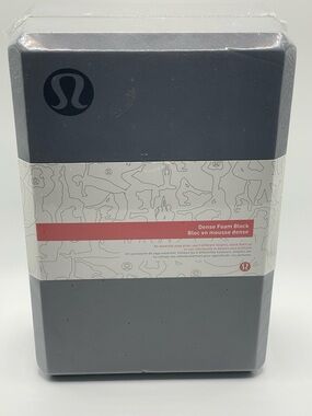 lululemon athletica Dense Foam Yoga Block - Charcoal Gray